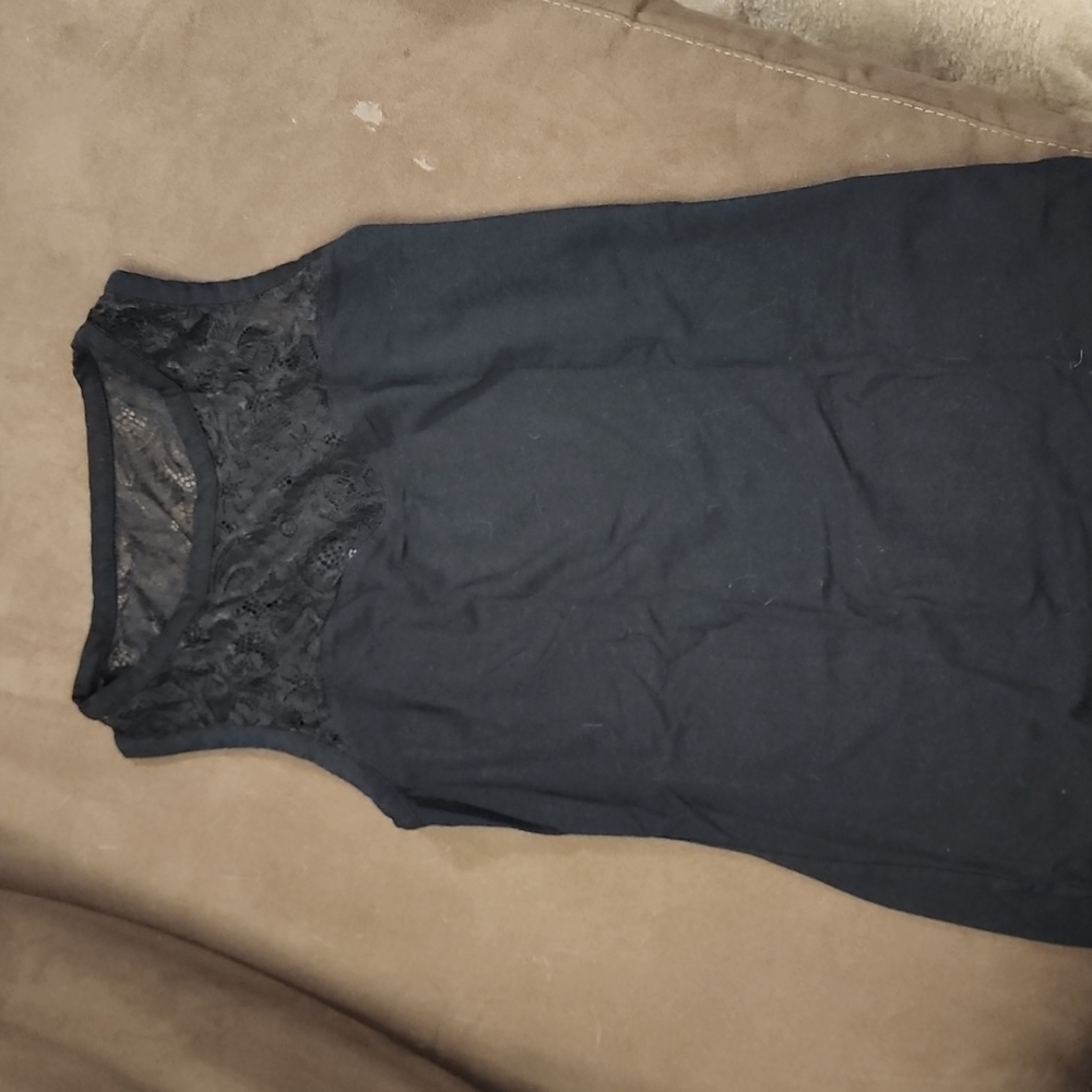Express Lace Sleeveless Top